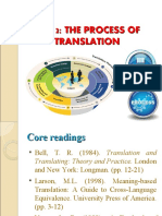 Unit 2: The Process of Translation