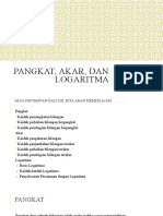 Pangkat, Akar, Dan Logaritma