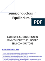 Semiconductors in Equilibrium-2