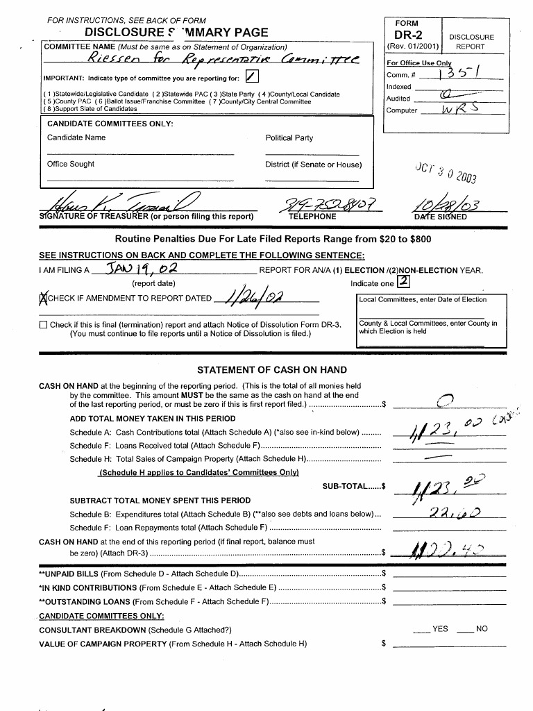 Disclosure F ' Mmary Page 3 ° Dr-2 5: Kil SF'PR - Ftir J P Y Important ...