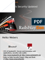 Ruby On Rails Security Updated: Heiko Webers, Bauland42