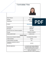 Curriculum Vitae: Informatii Suplimentare