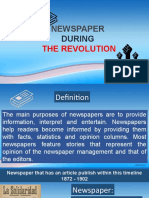 News Paper Revolution 1872 1902