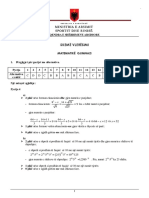 Matematike 2019 Model Testi Skema