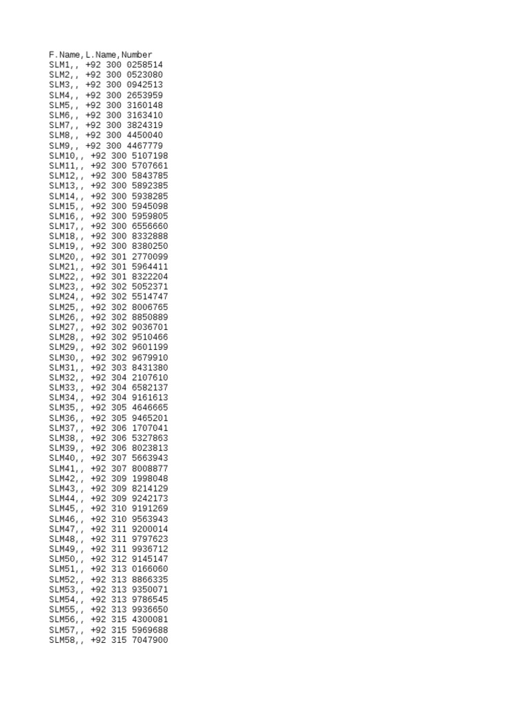 Slmnumbers | PDF