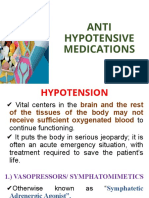 Antihypotensive Medications