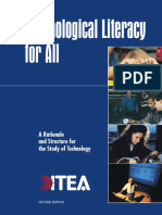 Technological Literacy For All: A Rationale and Structure For The Study of Technology