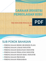 Kuliah 2 PERENCANAAN INDUSTRI PENG. SUSU