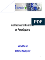 Common Architectures For HA and DR On Power Systems