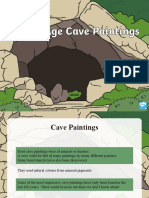 Stone Age Cave Painting Photo PowerPoint