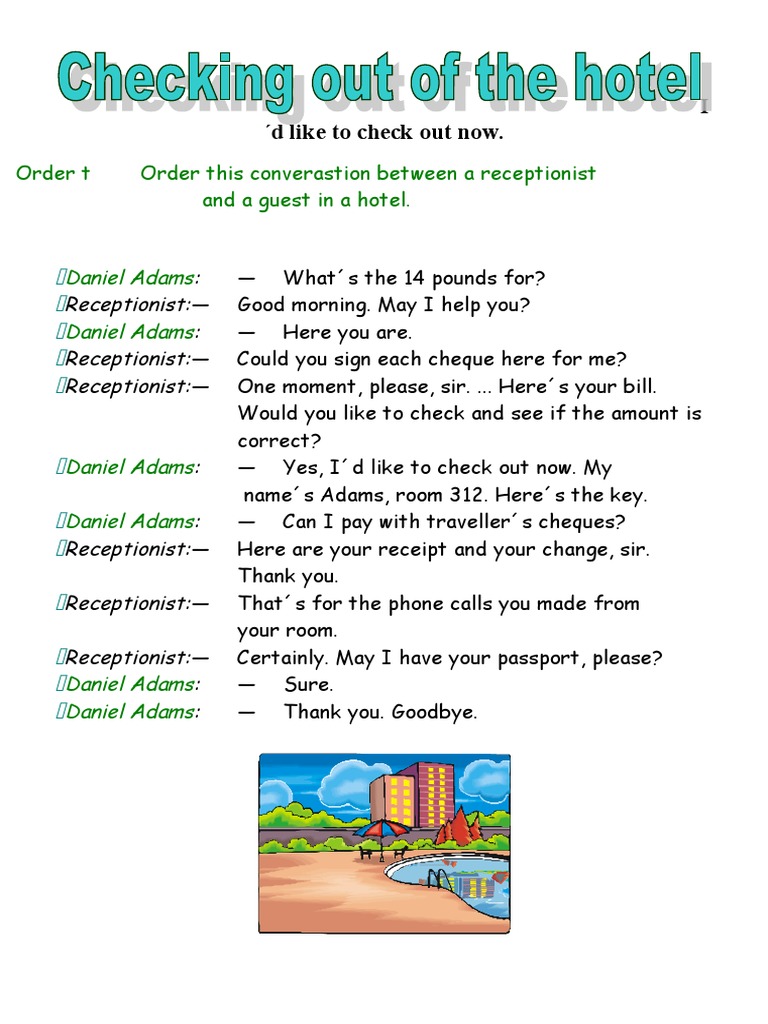 Checking Out of The Hotel | PDF | Home & Garden