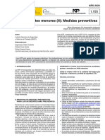 NTP 1155 Artes Menores (II) Medidas Preventivas - Año 2020
