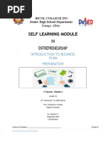 Module For Entrepreneurship 1