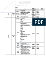 Clasa I - EFS - Planul Calendaristic Semestrial