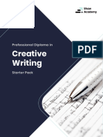 Professional Diploma in Creative Writing Starter Pack