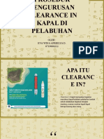 Prosedur Clearance In Kapal