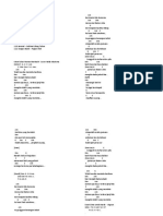 Daftar Isi - Chor - Gitar - Lagu