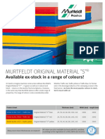 Murtfeldt Original Material "S": Available Ex-Stock in A Range of Colours!
