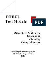 Toefl: Test Module