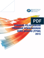 Panduan Pelaksanaan Program Pembangunan Guru Baharu (PPGB) 2015