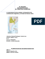 Secuencia Didactica Conformacion Espacio Argentino