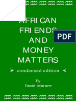 African Friends and Money Matters