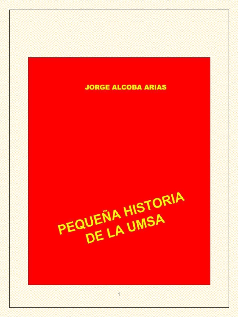 Historia y evolución de la UMSA | PDF | Bolivia | Plan de estudios