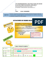 1 Ecuaciones Primer Grado