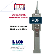 Gascheck: Models Covered 3000 and 3000is