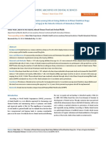 Prevalence of Dental Caries Among School Going Children in Mixed Dentition Stage (6 To 15 Years of Age) in The Suburbs Schools of Islamabad, Pakistan