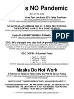 There Is NO Pandemic: Masks Do Not Work