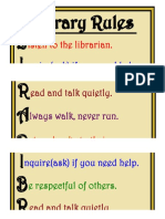 library-rules