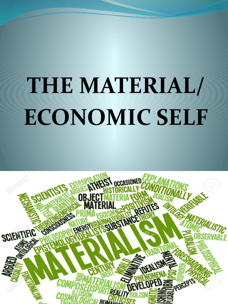 The material economic self pdf