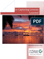 Capturing Lessons Learned Final