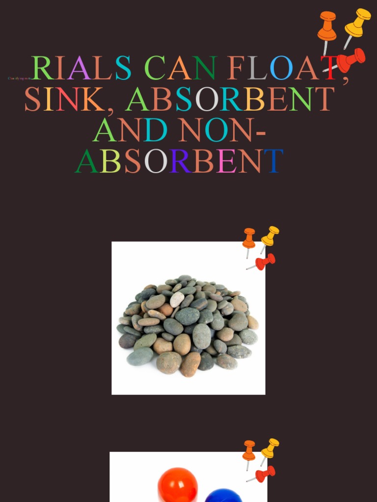 Floatable vs Non-Absorbent Materials | PDF | Travel | Foreign Language ...