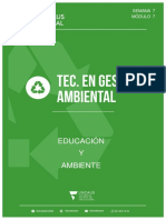 Educacion Ambiental SEMANA 7