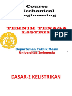 Kuliah TTL Mesin 2021 (Dasar Kelistrikan)