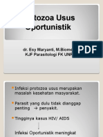 Dr. Esy Maryanti, M. Biomed - Protozoa Usus Oporturnistik