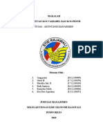 Makalah Penentuan Harga Pokok Dan Cost Variabel