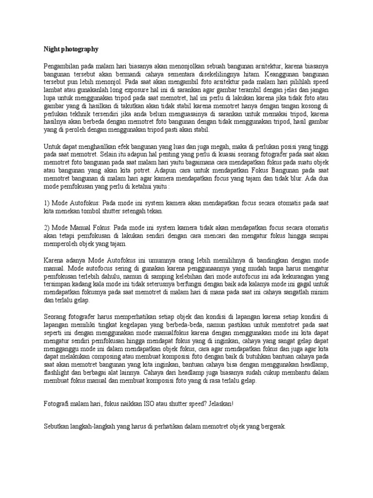 Materi Fotografi Kls Xi Dkv Pdf