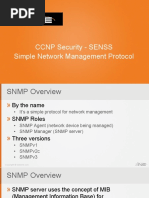 CCNP Security - SENSS Simple Network Management Protocol