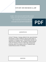 Case Study Business Law