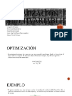 Optimizacion Multivariable