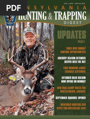 PA Hunting and Trapping Regulations 2021