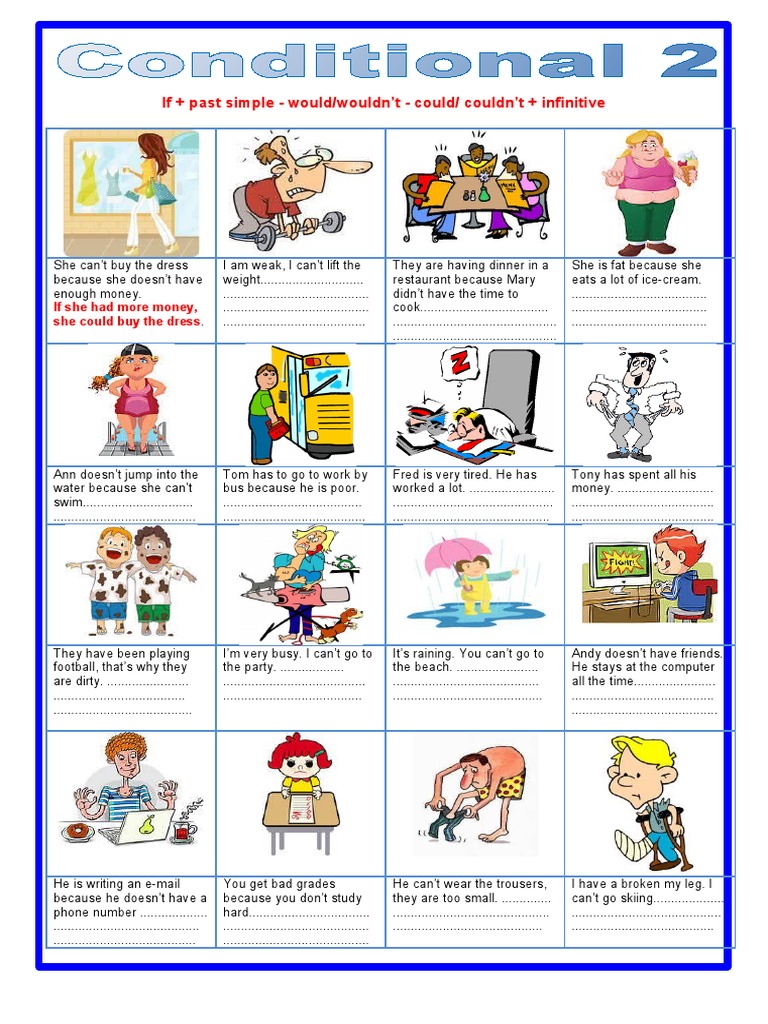 If + Past Simple - Would/wouldn't - Could/ Couldn't + Infinitive | PDF