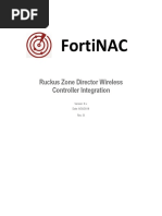 Fortinac: Ruckus Zone Director Wireless Controller Integration