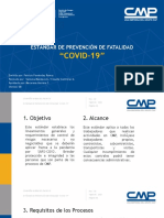 Estandar de Prevención de Fatalidad Covid19