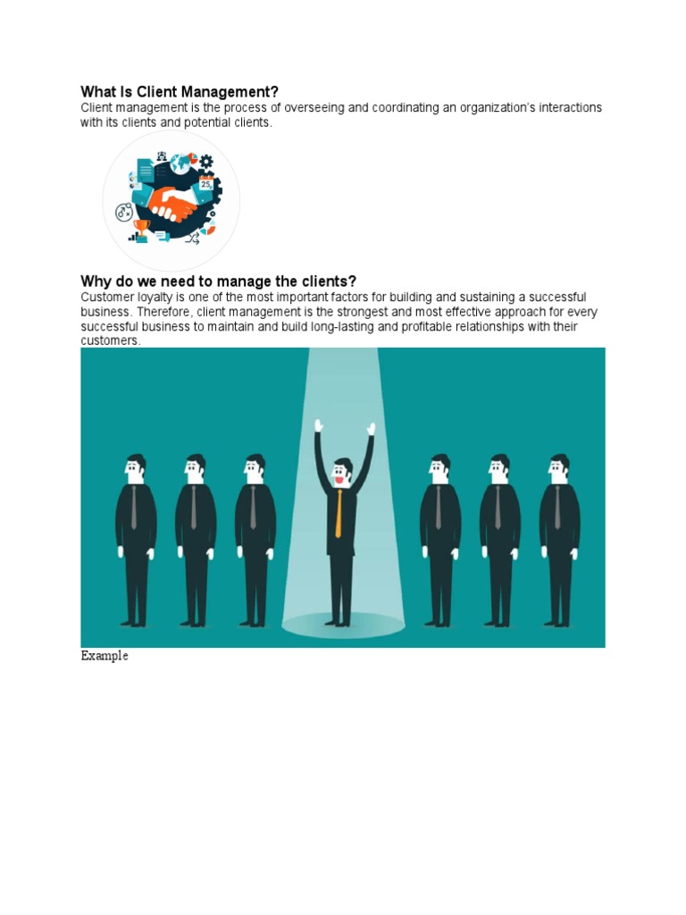What Is Client Management | PDF | Customer | Market (Economics)