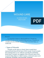 Wound Care: By: Andres Bernabe Daisy Mossilet