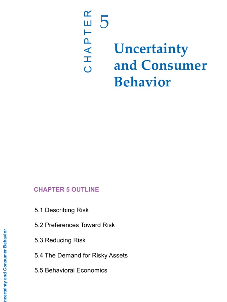 Uncertainty and Consumer Behavior | PDF | Risk Aversion | Risk Premium